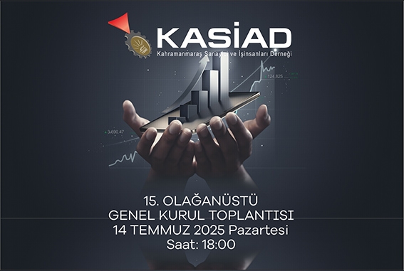 15. OLAĞAN GENEL KURUL TOPLANTISI 14 Temmuz 2025 Pazartesi Günü Saat 18.00 de Yapılacaktır.